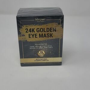 24k Gold Under Eye Patches (25 Pairs), eye mask, Collagen Skin Care Products New